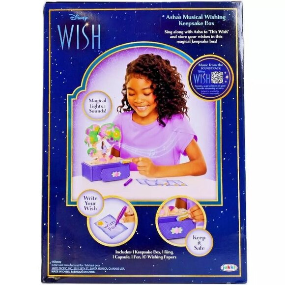 Disney‎ Wish Asha's Musical Wishing Keepsake Box with Accessories - Picture 5 of 5